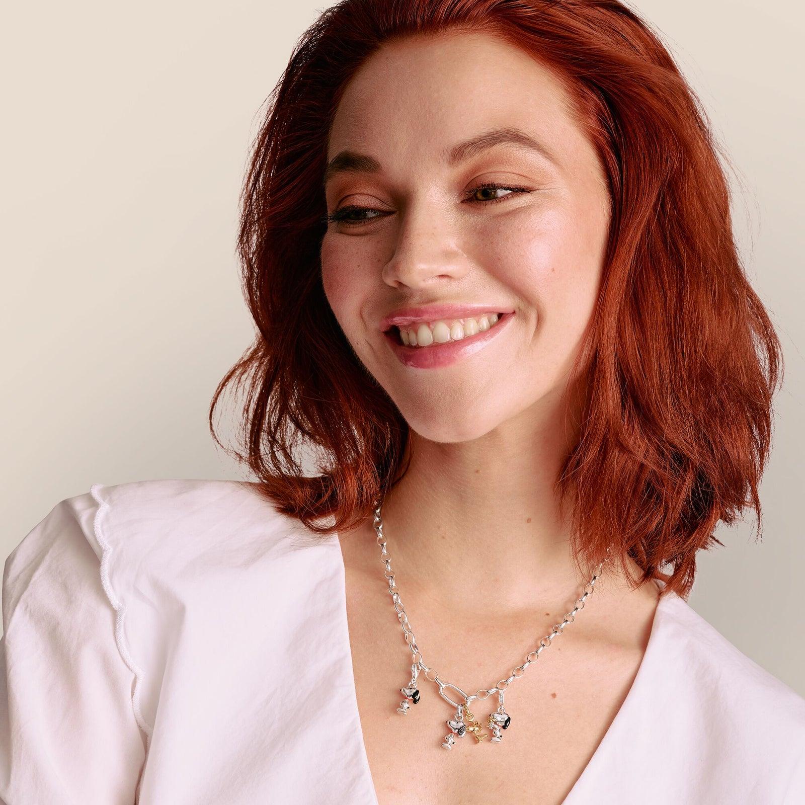 Snoopy Pavé PEANUTS Connect Charm 
