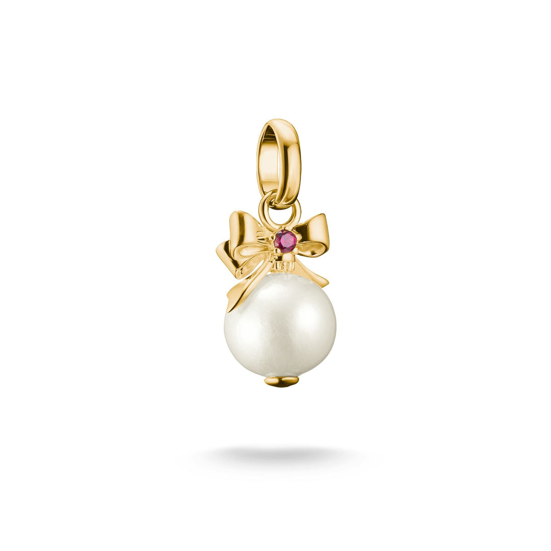 Charm Pendant Pearl with Bow Connect | THOMAS SABO Australia