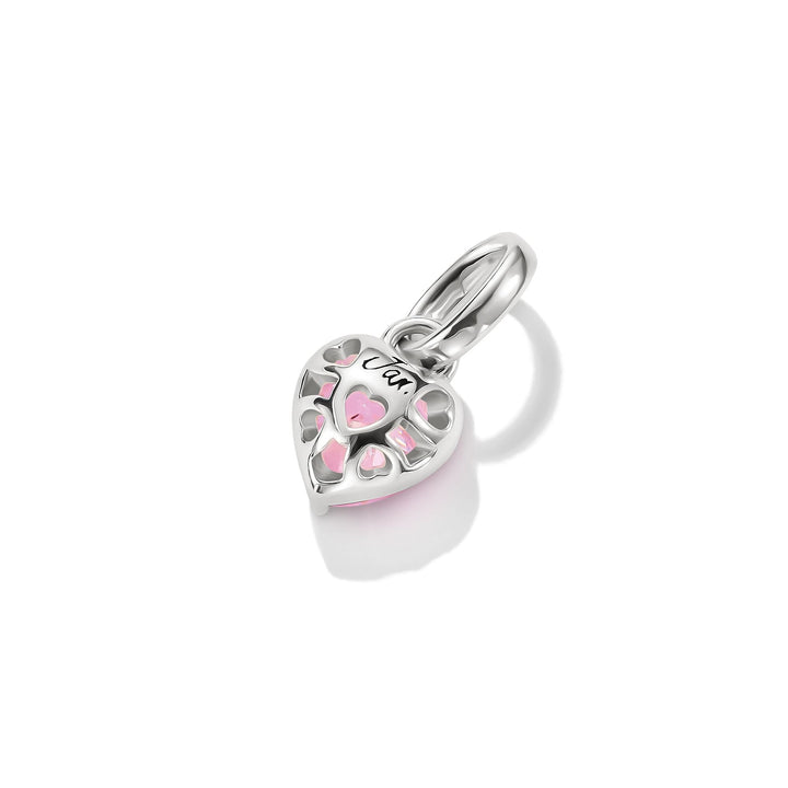 Connect Charm Heart Birthstone January