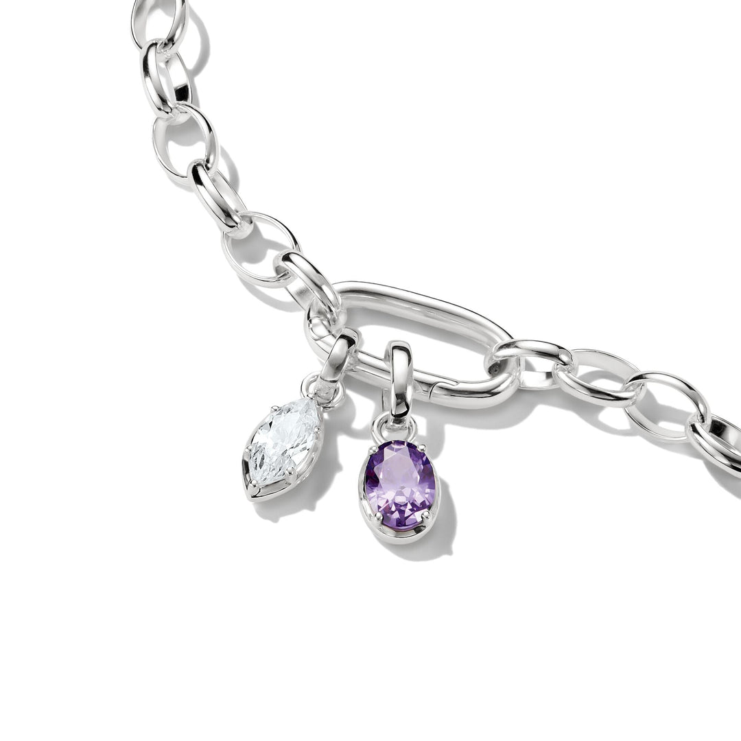 Connect Charm Birthstone April