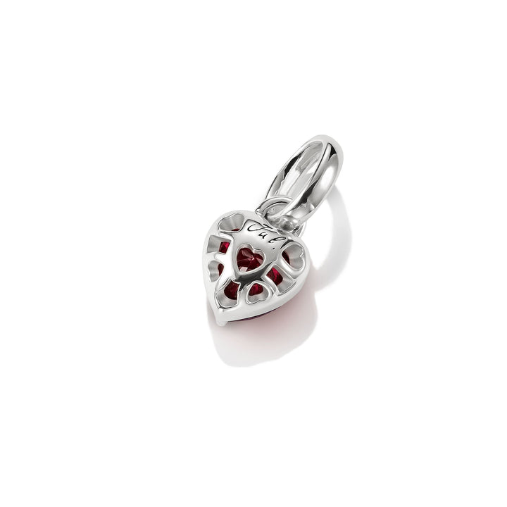 Connect Charm Heart Birthstone July