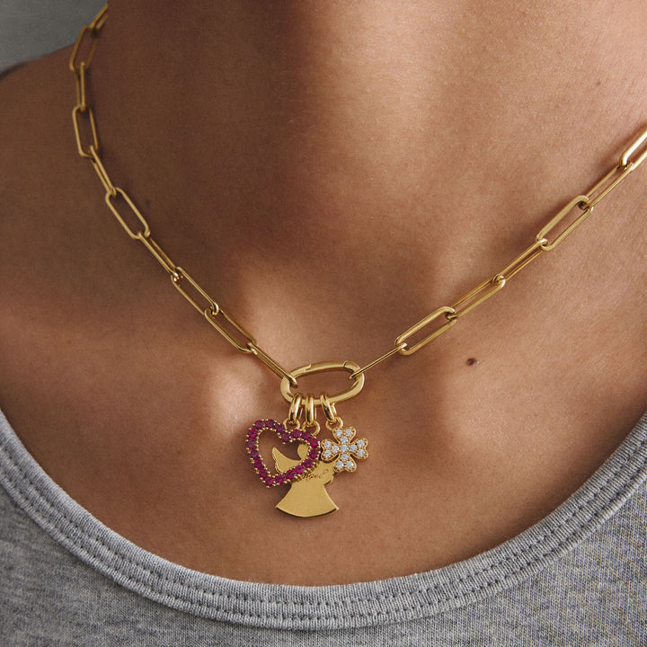 Gold-Plated Angel Charm