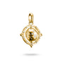 Gold-Plated Globe Charm with White Zirconia | THOMAS SABO