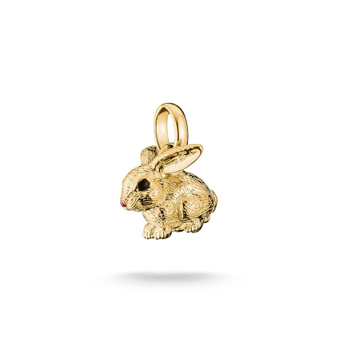 Gold-Plated Rabbit Charm with Enamel | THOMAS SABO