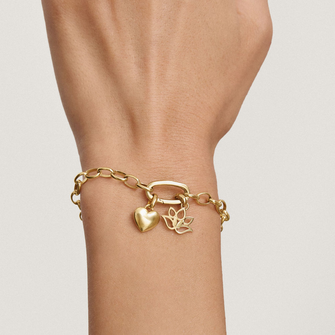 Gold-Plated Heart Charm