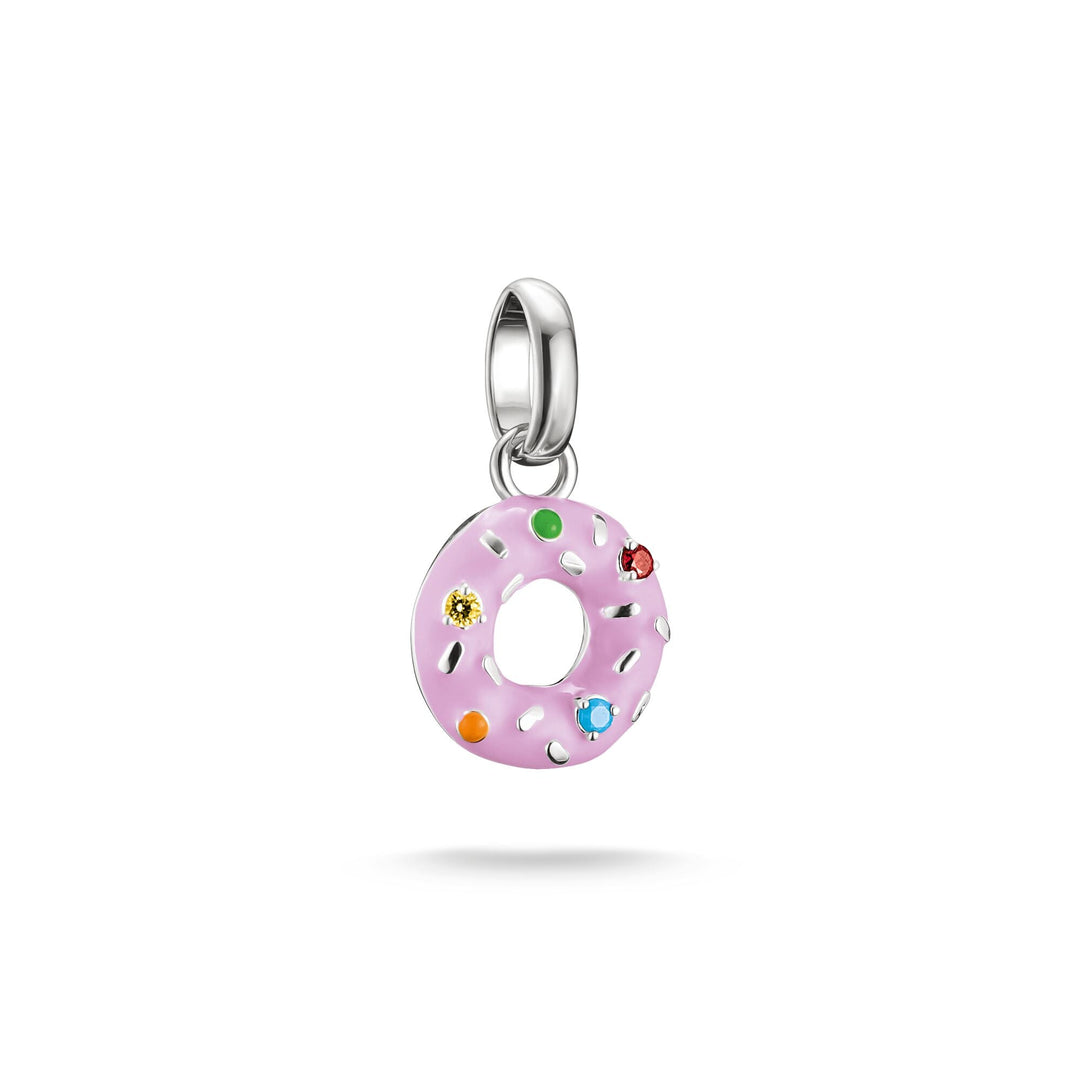 Silver-Plated Donut Charm with Colourful Stones | THOMAS SABO