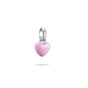 Silver-Plated Pink Enamel Heart Charm | THOMAS SABO