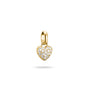 Gold-Plated Heart Charm with Prong-Set White Zirconia | THOMAS SABO