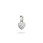 Silver-Plated Heart Charm with Prong-Set White Zirconia | THOMAS SABO