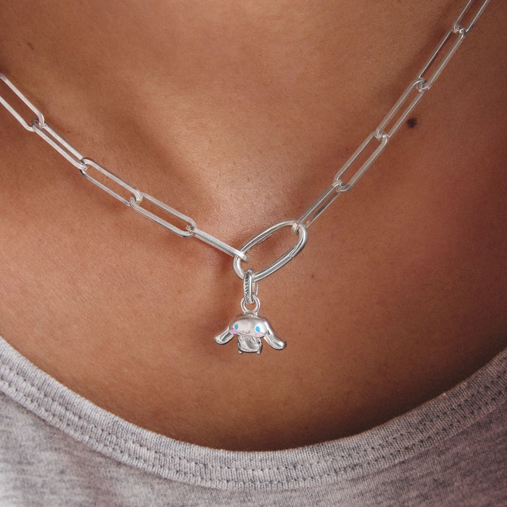 Hello Kitty Cinnamoroll Connect Charm, Silver-Plated