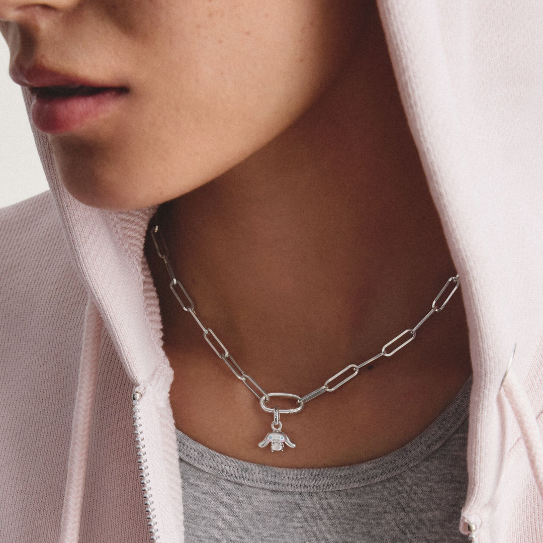 Hello Kitty Cinnamoroll Connect Charm, Silver-Plated