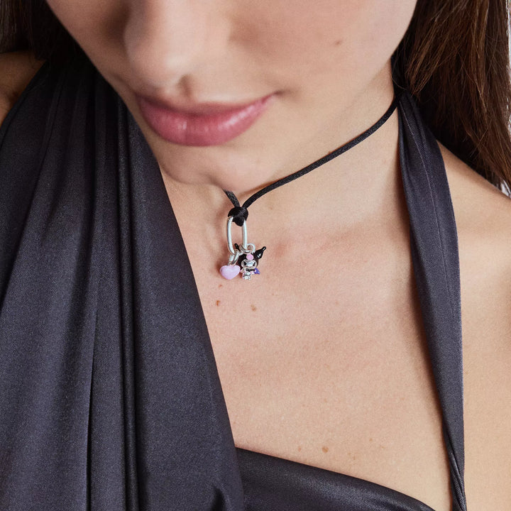 Hello Kitty Kuromi Connect Charm, Silver-Plated