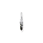 Crystal (single) hoop earring with golden blue tiger's eye | THOMAS SABO Australia