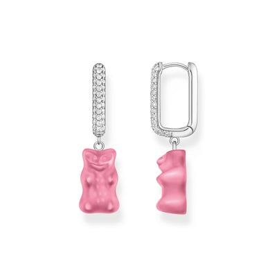 Single hoop earring medium sized with pink Goldbear | THOMAS SABO Australia