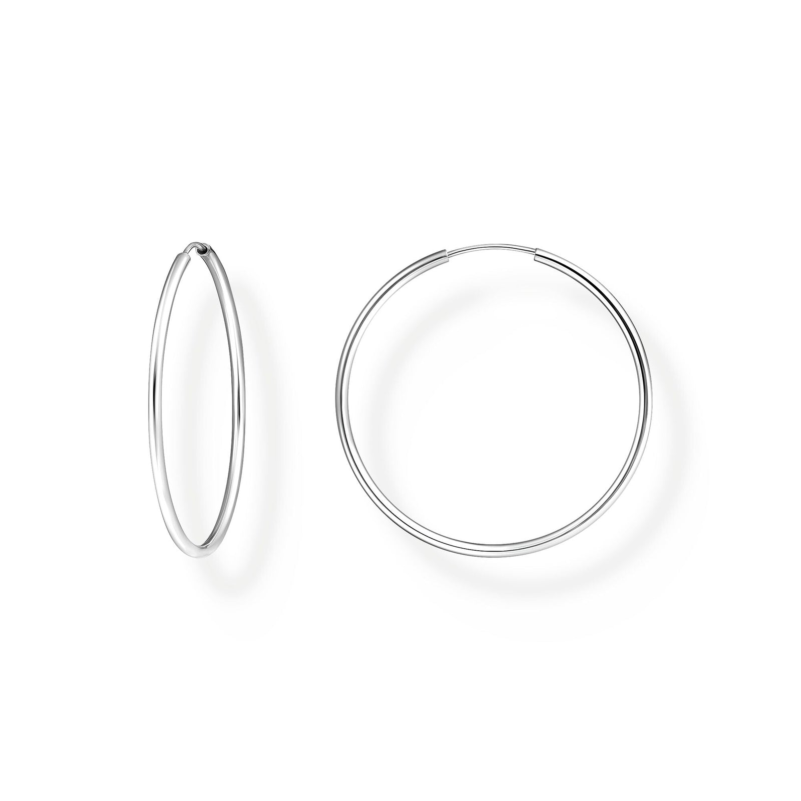 Medium hoop earrings Silver | THOMAS SABO Australia