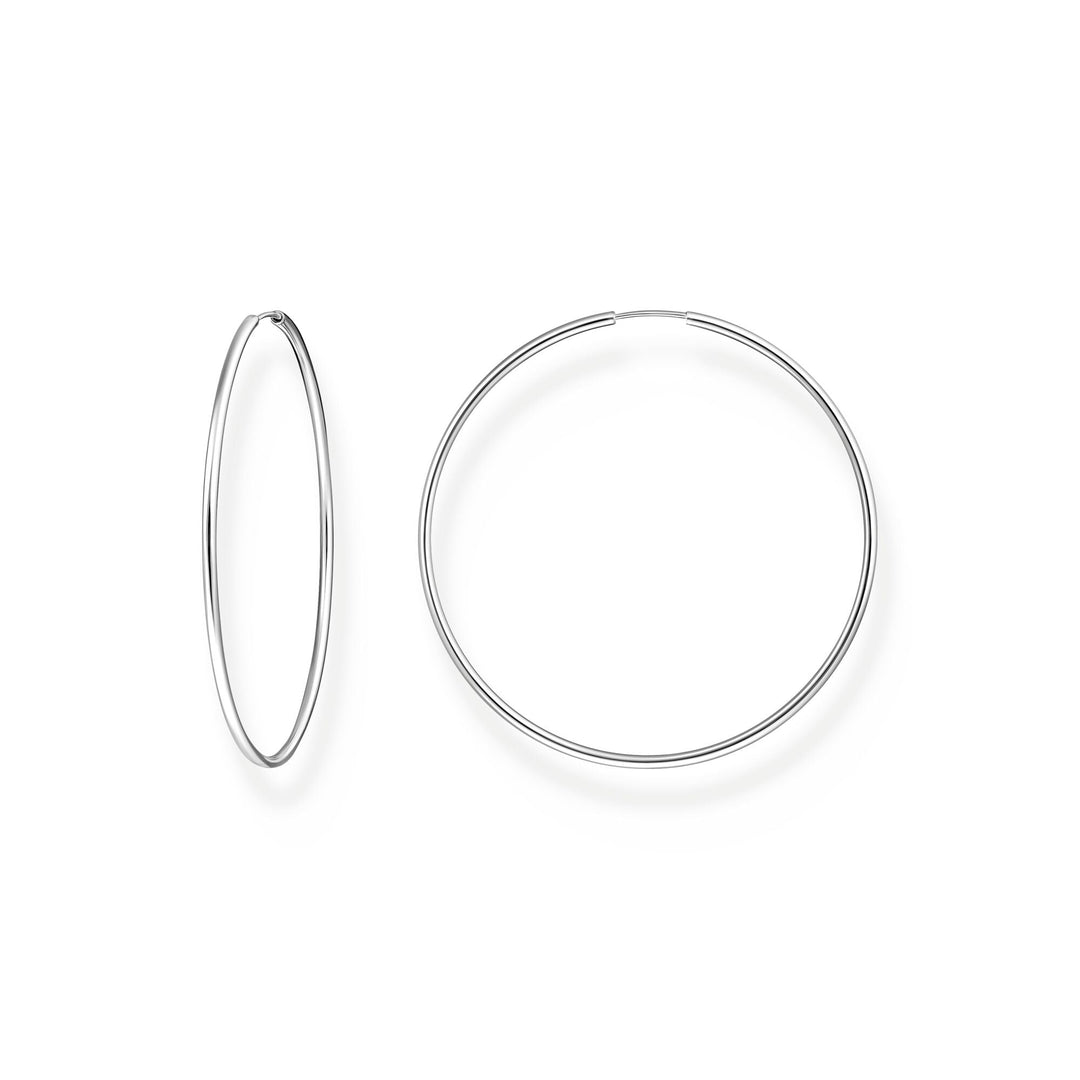 Large hoop earrings silver | THOMAS SABO Australia