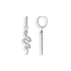 Single hoop earring with white stones | THOMAS SABO Australia