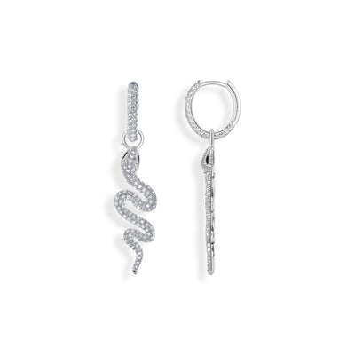 Single hoop earring with white stones | THOMAS SABO Australia