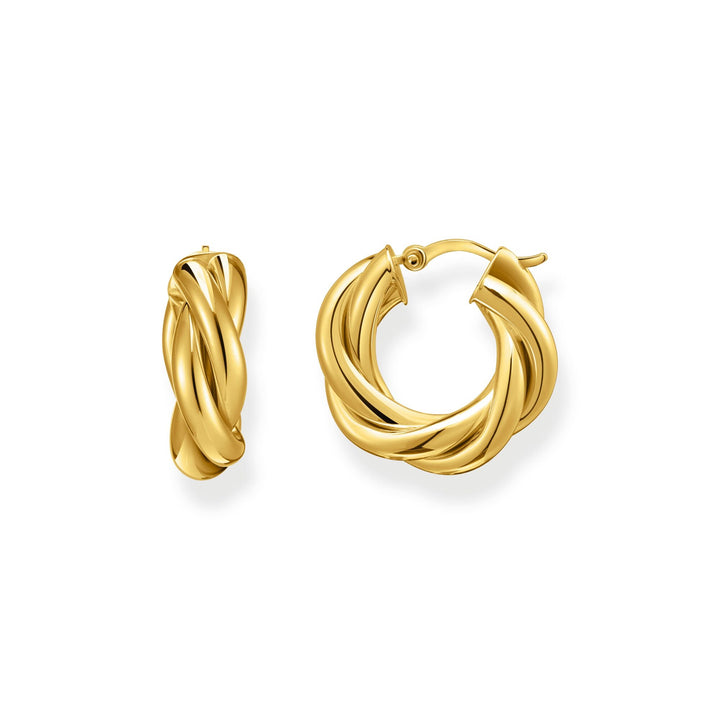 Hoop earrings in intertwined design  | THOMAS SABO Australia