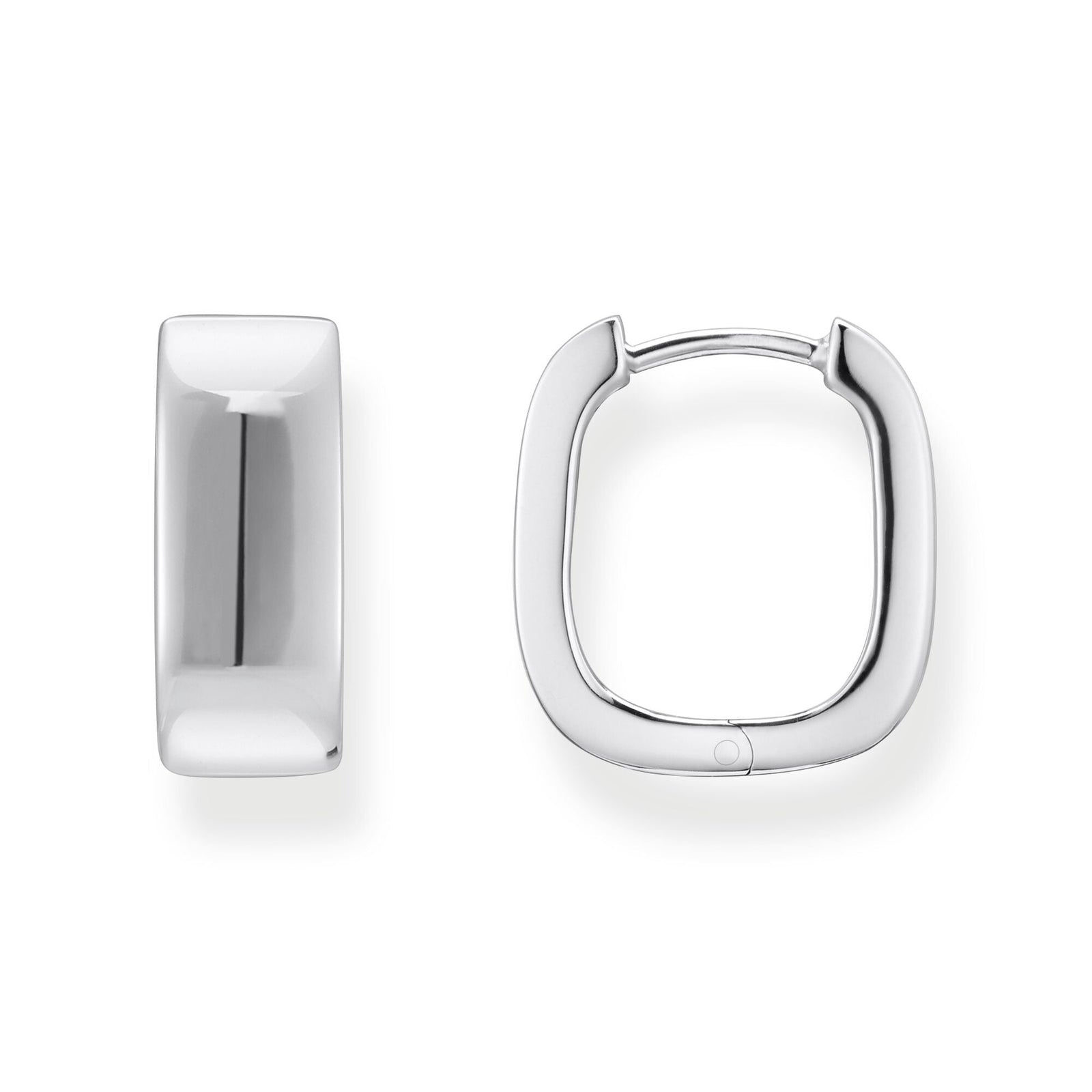 Hoop earrings in angular shape | THOMAS SABO Australia