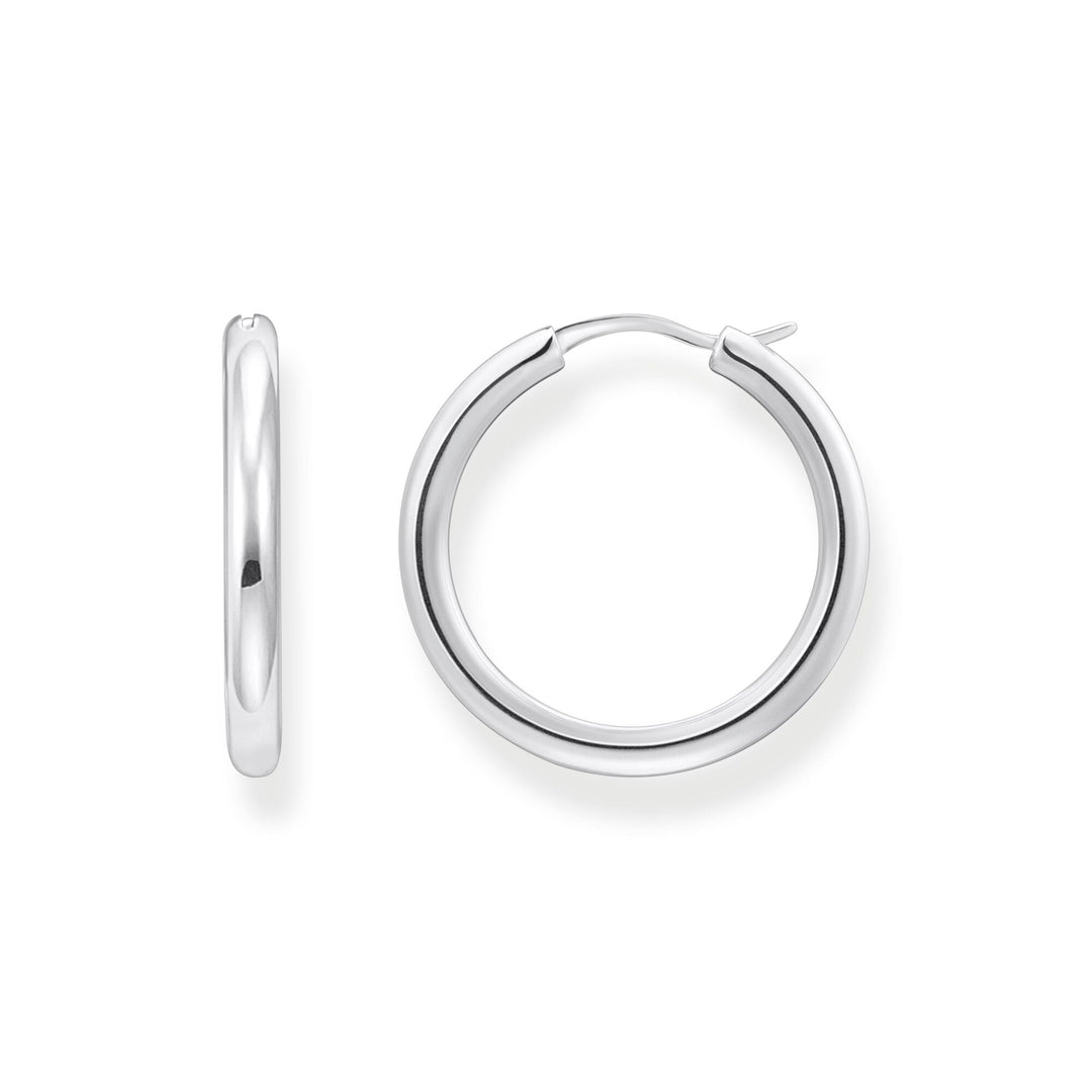 Hoop earrings in wider shape | THOMAS SABO Australia