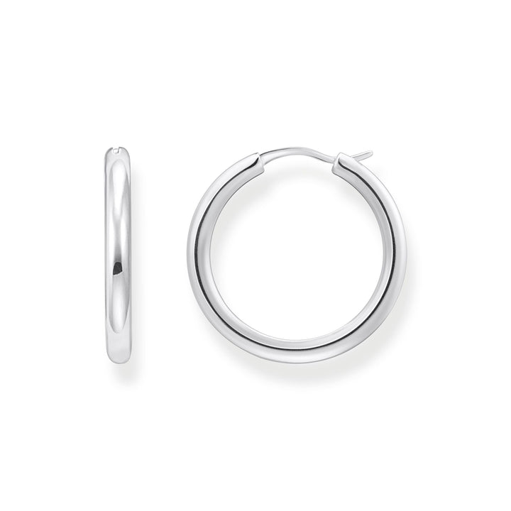 Hoop earrings in wider shape | THOMAS SABO Australia