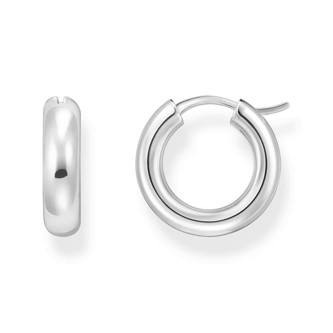 Medium-sized hoop earrings in chunky design  | THOMAS SABO Australia