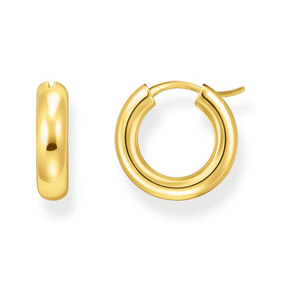 Medium-sized hoop earrings in chunky design | THOMAS SABO Australia