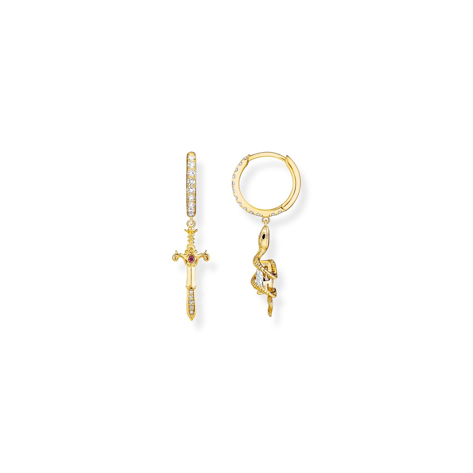 Hoop earrings with pendant Tempting Romance | THOMAS SABO Australia