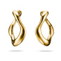 Small Wavy Hoop Earrings in Gold | THOMAS SABO Australia