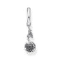 Single Creole with  Midnight Rose Pendant | THOMAS SABO Australia