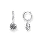 Midnight Rose hoop earrings  | THOMAS SABO Australia