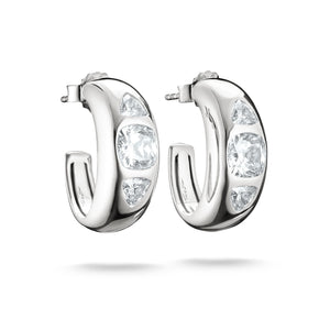 Hoop Earrings with Zirconia Stones Bold Elegance | THOMAS SABO Australia