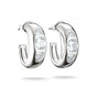 Hoop Earrings with Zirconia Stones Bold Elegance | THOMAS SABO Australia