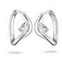 Hoop earrings with zirconia in teardrop shape | THOMAS SABO Australia