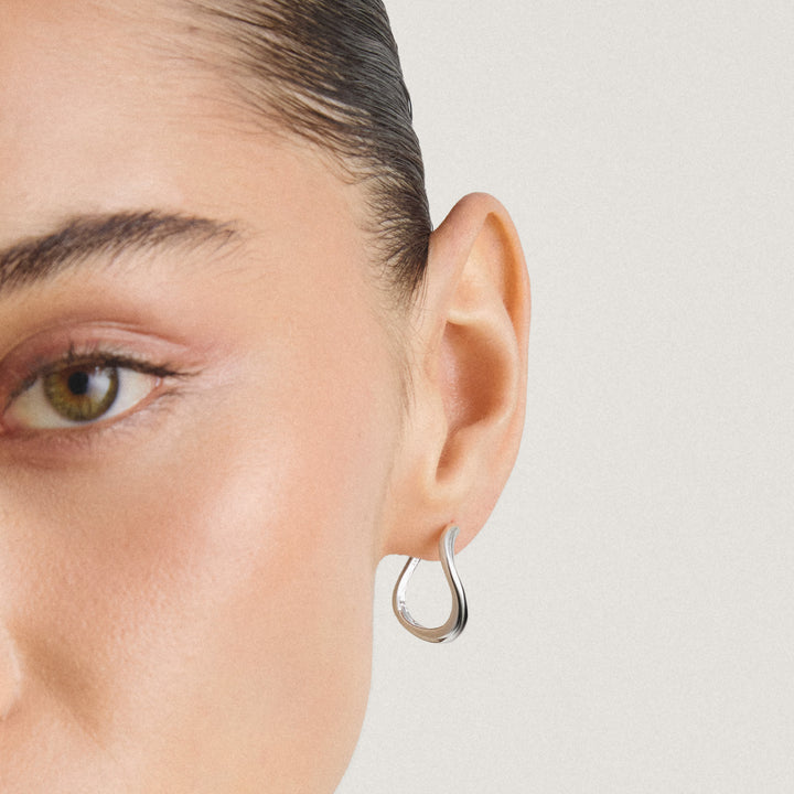 Hoop earrings wave-shaped | THOMAS SABO Australia