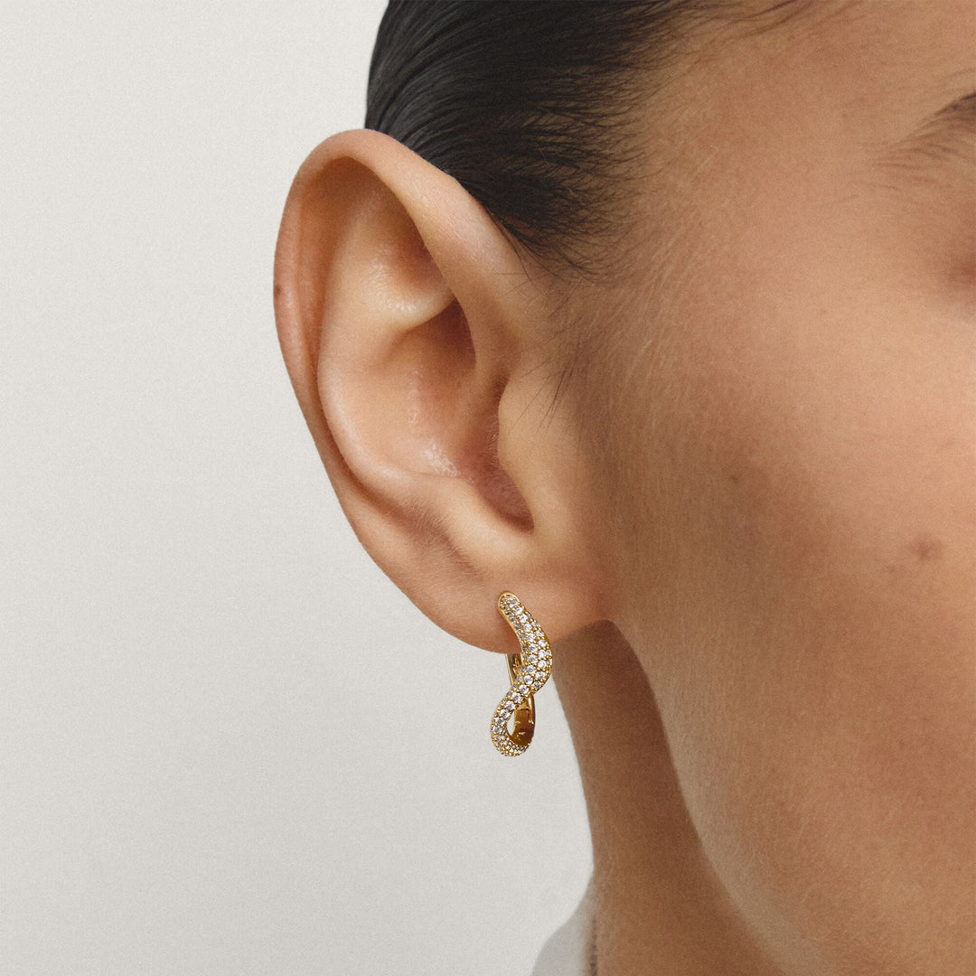 Hoop earrings with zirconia
 | THOMAS SABO Australia