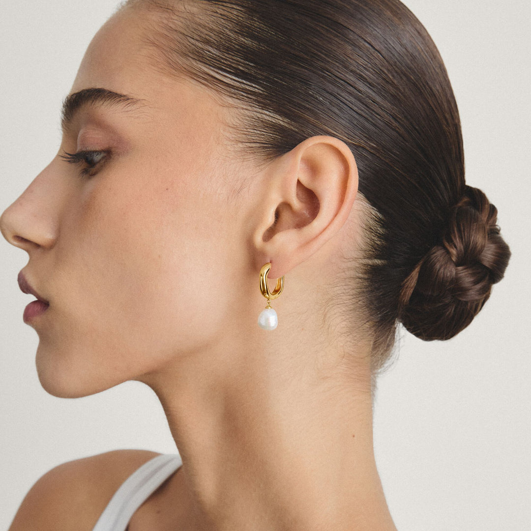 Hoop earrings pearl | THOMAS SABO Australia