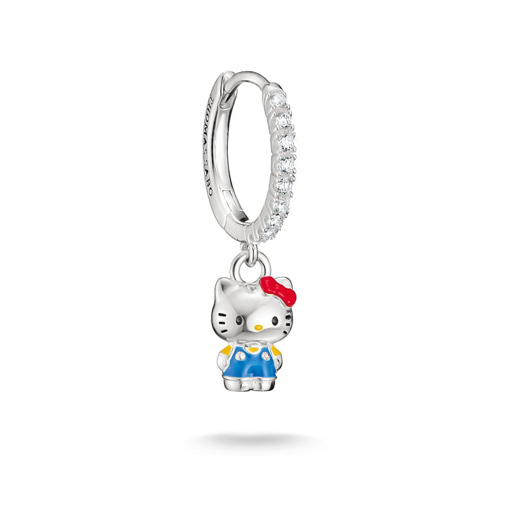 Hello Kitty Single hoop earring with zirconia | THOMAS SABO Australia