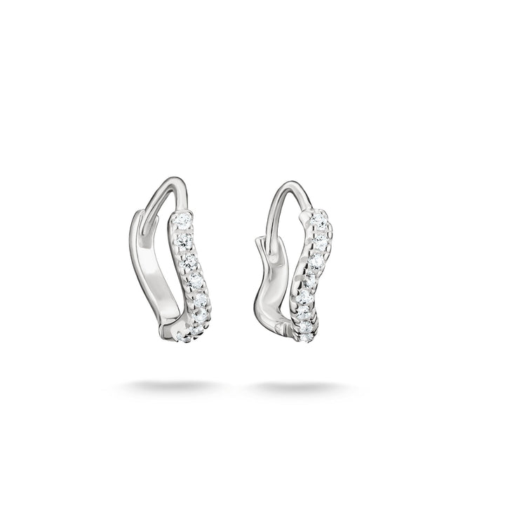 Hoop earrings with zirconia | THOMAS SABO Australia