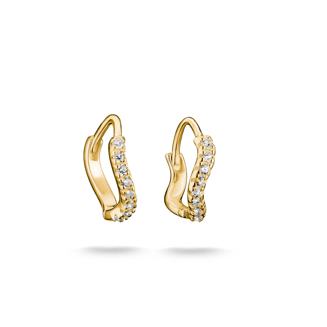 Hoop earrings with zirconia | THOMAS SABO Australia