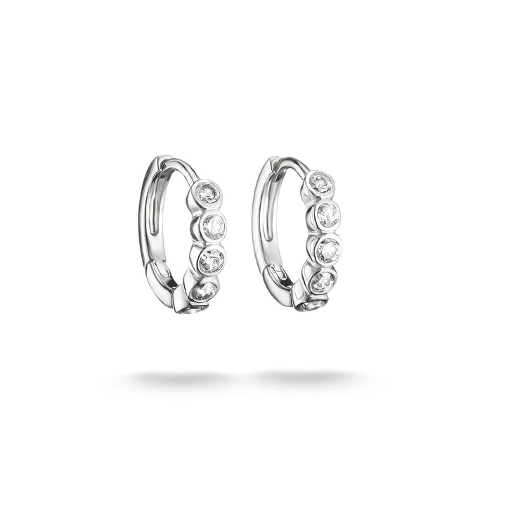Hoop earrings with zirconia | THOMAS SABO Australia