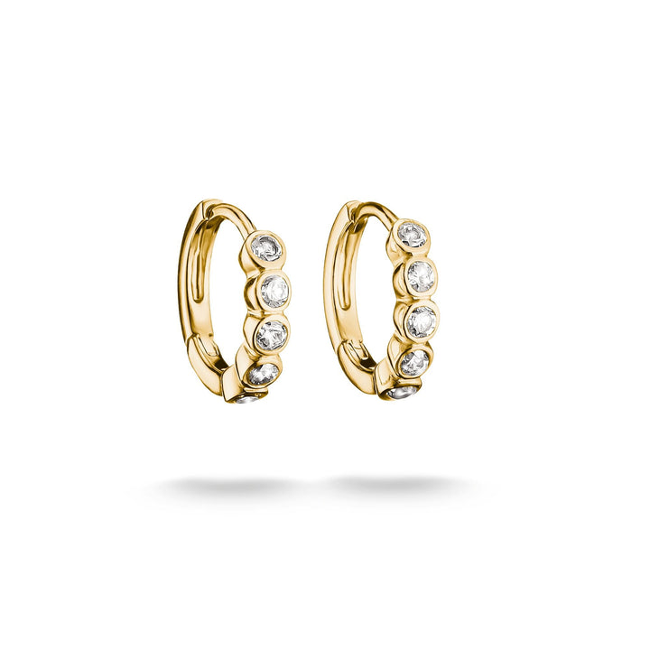Hoop earrings with zirconia | THOMAS SABO Australia