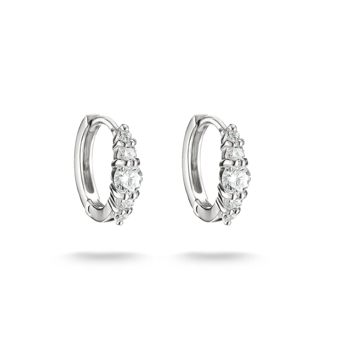 Hoop earrings with zirconia | THOMAS SABO Australia