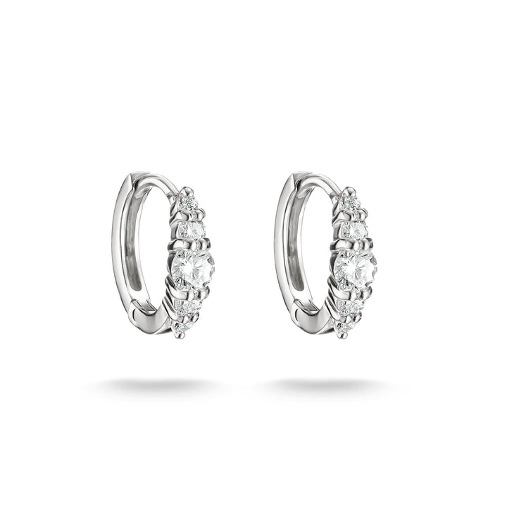 Hoop earrings with zirconia | THOMAS SABO Australia