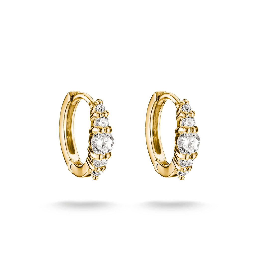 Hoop earrings with zirconia | THOMAS SABO Australia