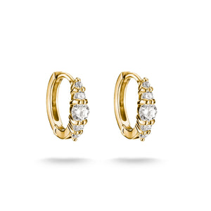 Hoop earrings with zirconia | THOMAS SABO Australia