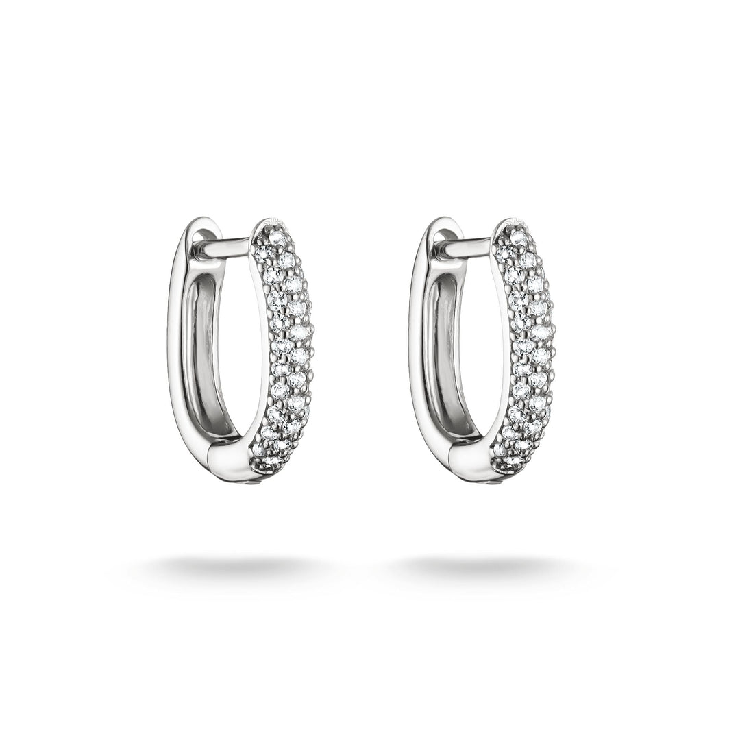 Hoop earrings with zirconia | THOMAS SABO Australia