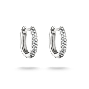 Hoop earrings with zirconia | THOMAS SABO Australia