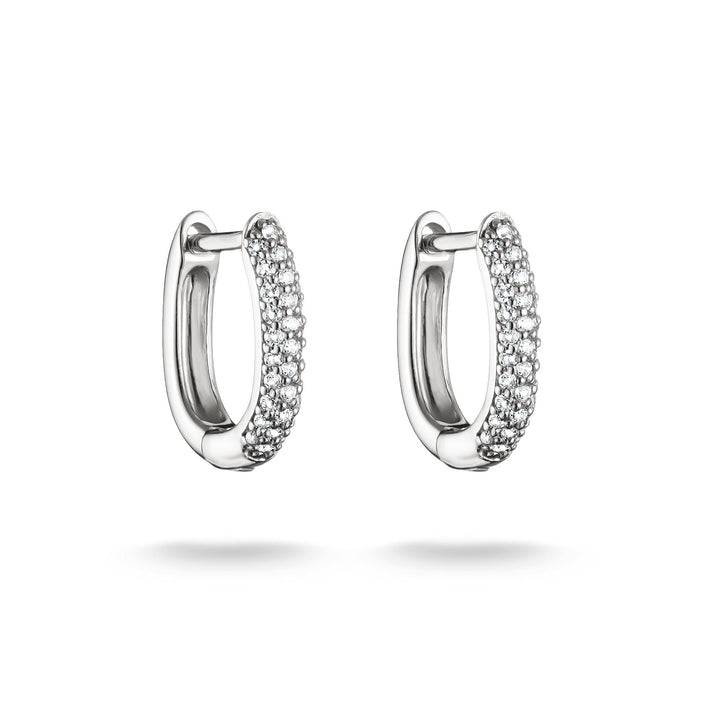 Hoop earrings with zirconia | THOMAS SABO Australia